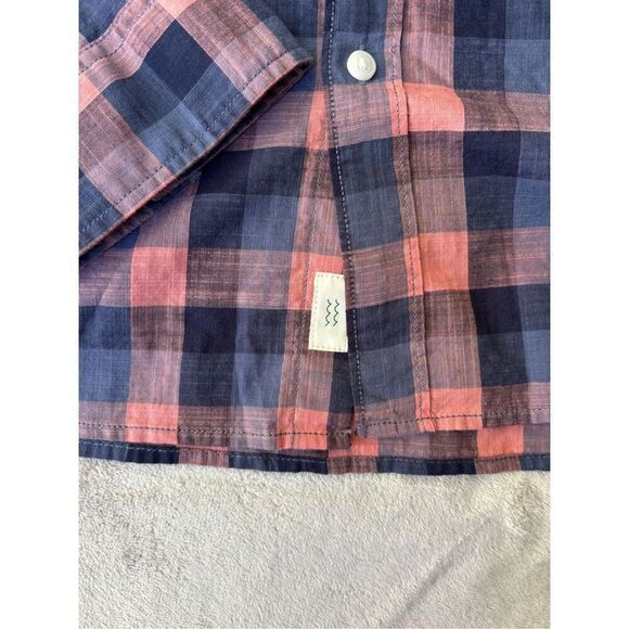 Bixby Nomad Men’s Multicolor Plaid Long Sleeve Button Down Madras Shirt XL NWT - Picture 5 of 8